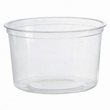 WNA Clear Plastic Deli Containers, 16 oz.,  500/Carton