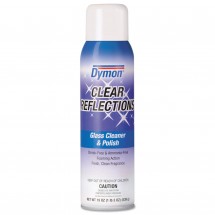 Dymon Clear Reflections Mirror & Glass Cleaner, 20 oz. Aerosol, 12/Carton