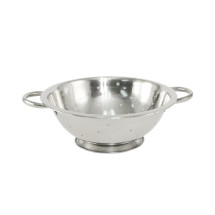 CAC China SMCD-3 Stainless Steel Footed Colander with Handles 3 Qt.