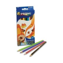 Colored Pencil Sets, 3.3 mm, 2B (#1), Assorted Lead/Barrel Colors, 24/Pack