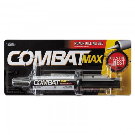 Combat Roach Killing Gel, 1.6 oz. Syringe 12/Carton