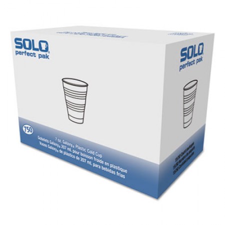 Dart High-Impact Translucent Plastic Cold Cups, 7 oz. - 100/Pack