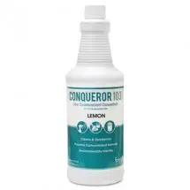 Conqueror 103 Odor Counteractant Concentrate, Lemon, 32 oz., 12/Carton