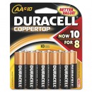 Coppertop Alkaline Batteries, AA-Cell, 1.5 Volt