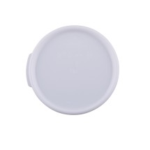 CAC China FS3R-24CV-W Cover Round White Food Storage Container for 2 Qt. &4 Qt.