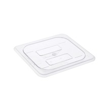 CAC China PCSD-SC Plastic Food Pan Cover, Solid 1/6 Size