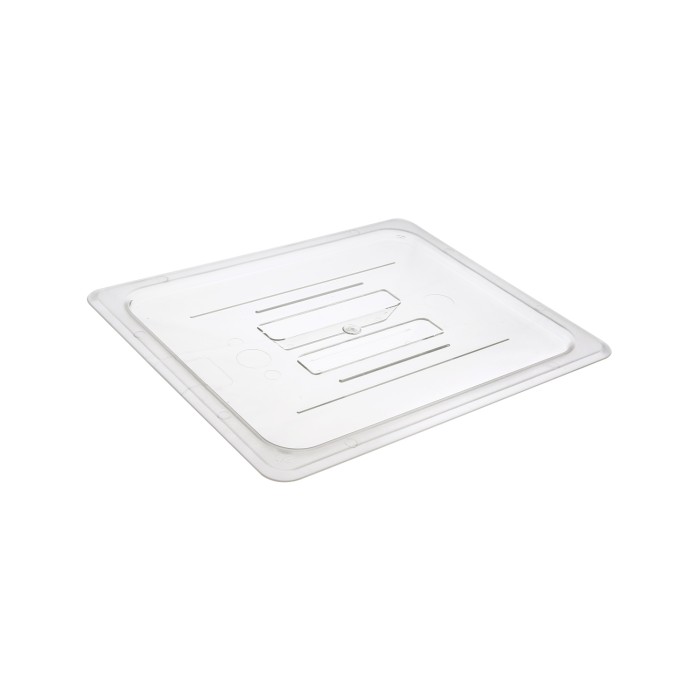 CAC China PCSD-HC Plastic Food Pan Cover, Solid Half Size