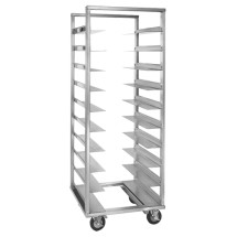 CresCor 2072410A 10 Tray Side Load Aluminum Oval  Tray Rack