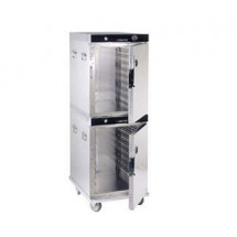 CresCor H339214C 16 Pan Heated Insulated Stainless Steel Stacked Mobile Cabinet