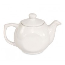 Crestware AL74 Alpine White Teapot with Lid 14 oz. - 1 doz