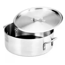 Crestware BZR05 Extra Heavy Weight Aluminum Brazier with Cover 5 Qt.
