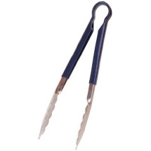 Crestware CG10BL Color-Coded Blue Grip Stainless Steel Tong 10&quot;