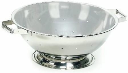 Crestware COL13 Stainless Steel Footed Colander 13 Qt.