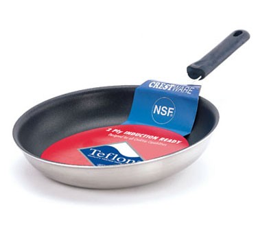 Crestware FRY07XIH Coated Induction Efficient Fry Pan 7-1/2"