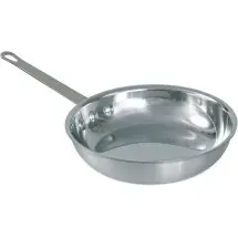 Crestware FRY10 Heavy Weight Polished Aluminum Fry Pan 10-3/8&quot;