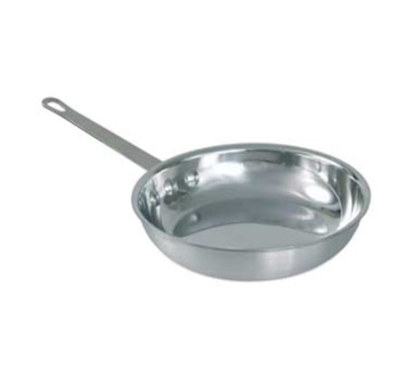 Crestware FRY12 Heavy Weight Polished Aluminum Fry Pan 12-5/8"