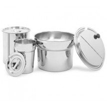 Crestware IP02.5 Stainless Steel Round Inset Pan 2.5 Qt.