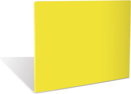 Crestware PCB1520Y Polyethylene Yellow Cutting Board 15" x 20"