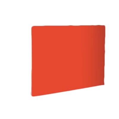 Crestware PCB1824R Polyethylene Red Cutting Board 18" x 24"