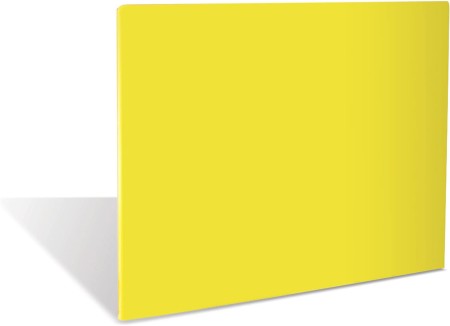 Crestware PCB1824Y Polyethylene Yellow Cutting Board 18" x 24"