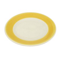 Crestware PICR42Y Piccolo Yellow Rim Plate 6-3/4&quot; - 3 doz