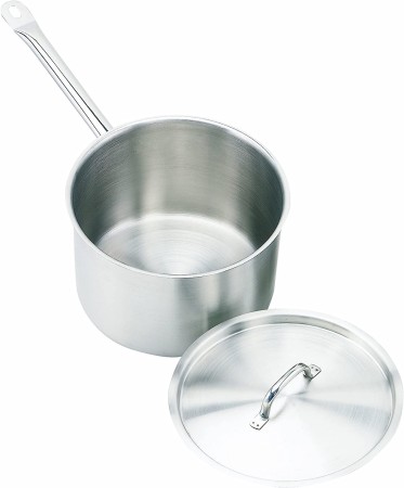 Crestware SSPAN5WC Induction Sauce Pan with Cover 5 Qt.