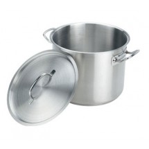 Crestware SSPOT08 Induction Stock Pot with Cover 8 Qt.
