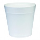 Dart White Foam Food Container, 24 oz., 500/Carton