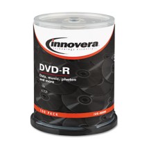 DVD-R Discs, 4.7GB, 16x, Spindle, Silver, 50/Pack