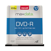 DVD-R Discs, 4.7GB, 16x, with Jewel Cases, Gold, 10/Pack