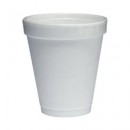 Dart White Foam Hot/Cold Drink Cups, 6 oz. - 1000 pcs