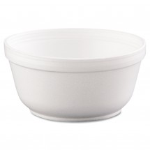 Dart White Insulated Foam Bowls, 12 oz., 1000/Carton