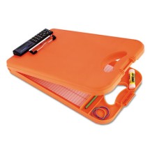 DeskMate II with Calculator, 1/2" Clip Cap, 8 1/2 x 12 Sheets, Hi-Vis Orange