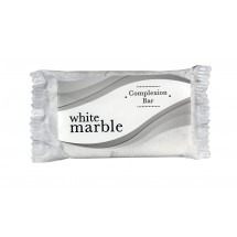 White Marble Complexion Soap Bar, Individually Wrapped, 0.75 oz. 1000/Case