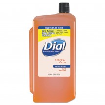 Dial Gold Antimicrobial Liquid Hand Soap, Floral, 1000 mL Refill, 8/Carton