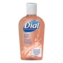 Dial Professional Body & Hair Care, Peach Scent, 7.5 oz. Flip Cap Bottle, 24/Carton