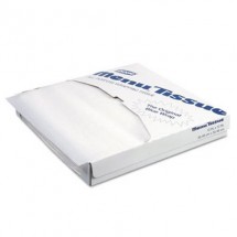 Dixie Food Menu Tissue Untreated Paper Sheets, White 1000/Box, 10 Boxes/Carton