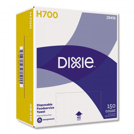 Dixie H700 Disposable Foodservice Towel 13 x 24, 150/Carton