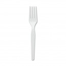 Dixie Food Heavy Medium Weight White Plastic Forks 1000/Carton