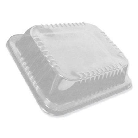 High Dome Lids for 10 1/2 x 12 5/8 Oblong Containers, 100/Carton