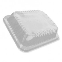 Low Dome Lids for 10 1/2 x 12 5/8 Oblong Containers, 100/Carton