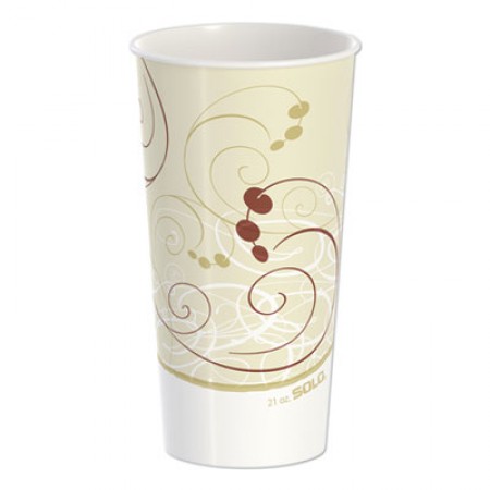 Dart Double Sided Poly Paper Cups, 21 oz. Symphony - 1000 pcs