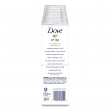 Dove White Beauty Bar, Light Scent, 4.25 oz., 72/Carton