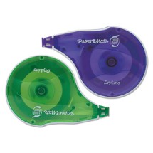 DryLine Correction Tape, Non-Refillable, 1/6" x 472", 10/Pack