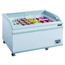 Dukers WD-700Y Commercial Curved Sliding Lid Chest Freezer 24.72 cu. ft.