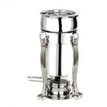 Eastern Tabletop 3101LH-SS Lion Head Stainless Steel Petite Marmite with Lift Off Lid 2 Qt.