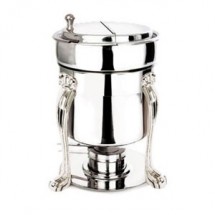 Eastern Tabletop 3107QA-SS Queen Anne Stainless Steel Marmite with Hinged Lid 7 Qt.