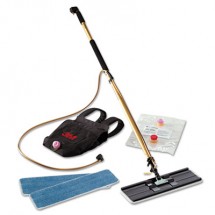 Easy Shine Applicator Kit with Backpack, 18" Pad, 43" - 63" Handle, Gold/Black