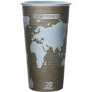 Eco World Art Renewable Compostable Paper Hot Cups, 20  oz., 1000/Carton