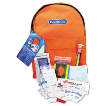 Emergency Preparedness First Aid Backpack, 43 Pieces/Kit